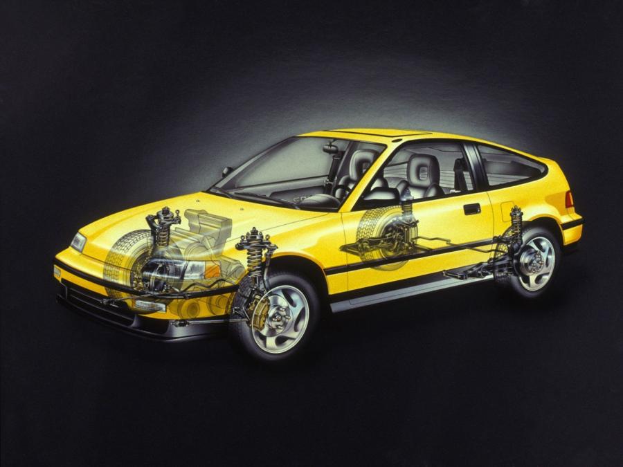  Honda Civic CRX 1988 года  (фото 2 из 14)